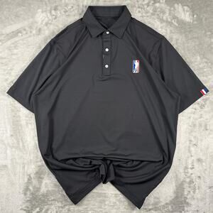 USAG PGA NBA Parody Polo Shirt Golf Black Size XL.